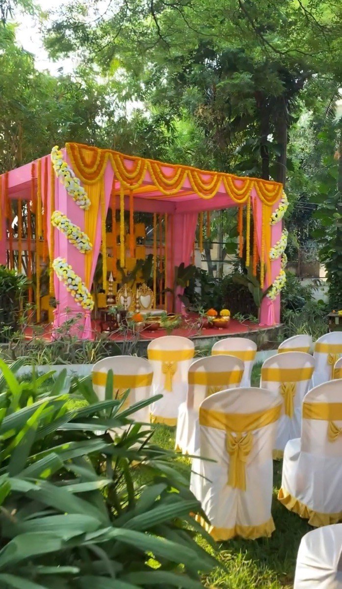Haldi celebration in Swarna Sudarshan